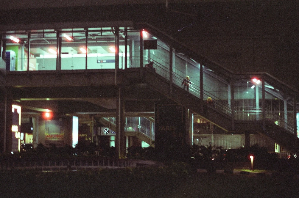 Night Shift at Blok M MRT Station. Shot with Olympus OM-1, Olympus Zuiko 50mm f/1.8, Cartenz 200 film