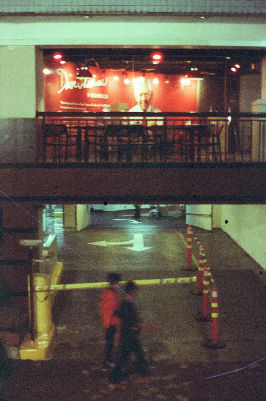Night Scene at Plaza Blok M Parking Entrance, Jakarta